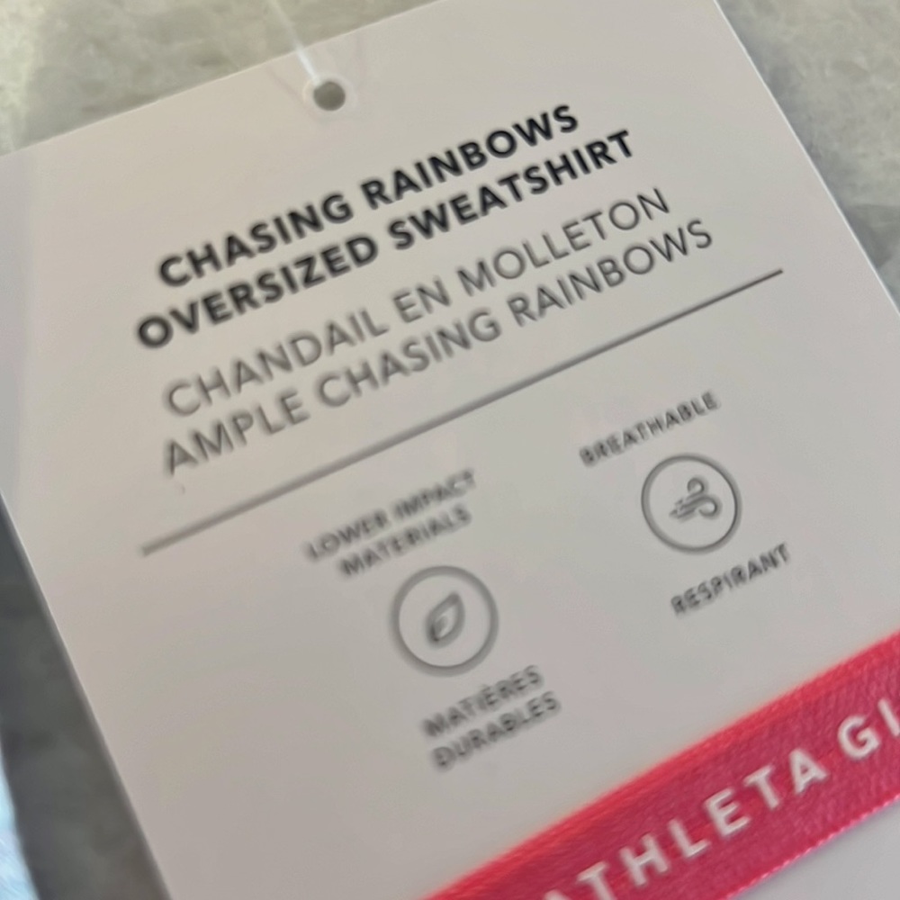 Athleta girl chasing rainbows top/shorts size XS /6 - Picture 12 of 13
